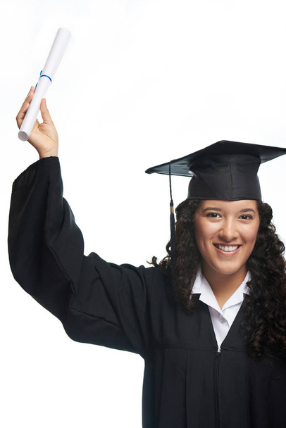 Joven estudiante con diploma
 - Foto, Imagen
