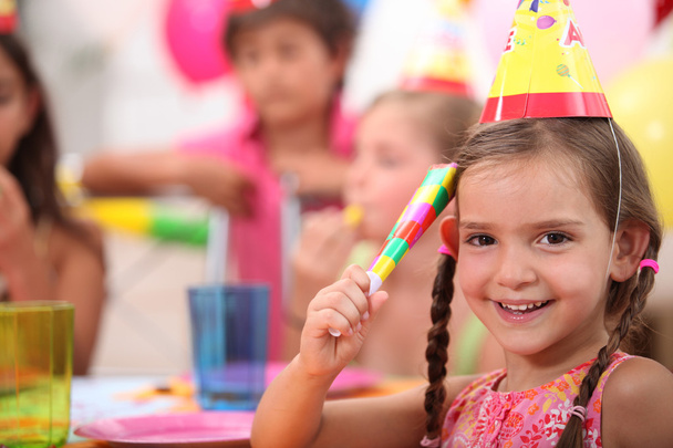 Young girl at a birthday party - Foto, immagini