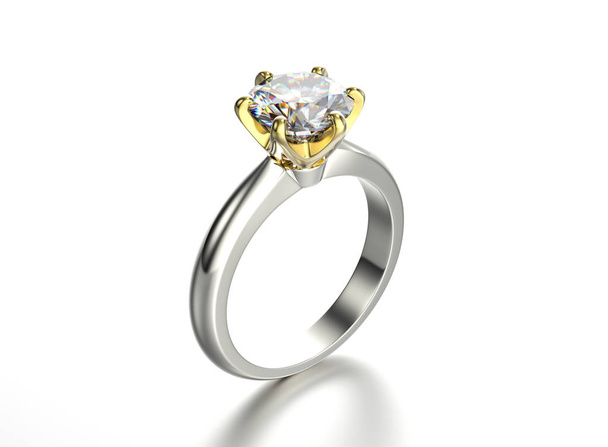 zlatý prsten s drahokamem - Fotografie, Obrázek