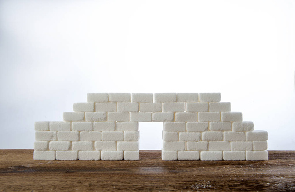 Muro di zucchero con porta - Foto, immagini