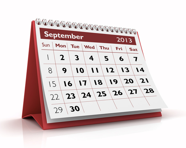 Calendario septiembre 2013
 - Foto, imagen