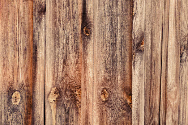 Vertical vintage brown boards. Texture. Background - Photo, Image