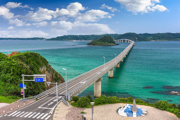 Tsunoshima Ohashi Bridge  - Fotoğraf, Görsel