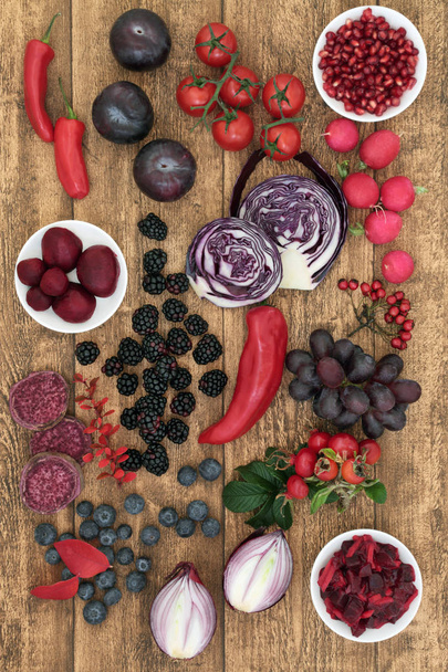 Healthy Food High in Anthocyanins - Photo, Image