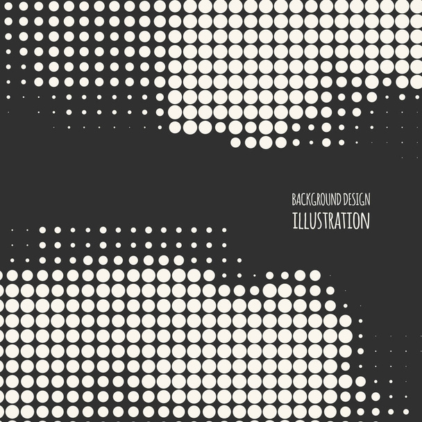 abstract grunge halftone dot texture - Vektor, obrázek