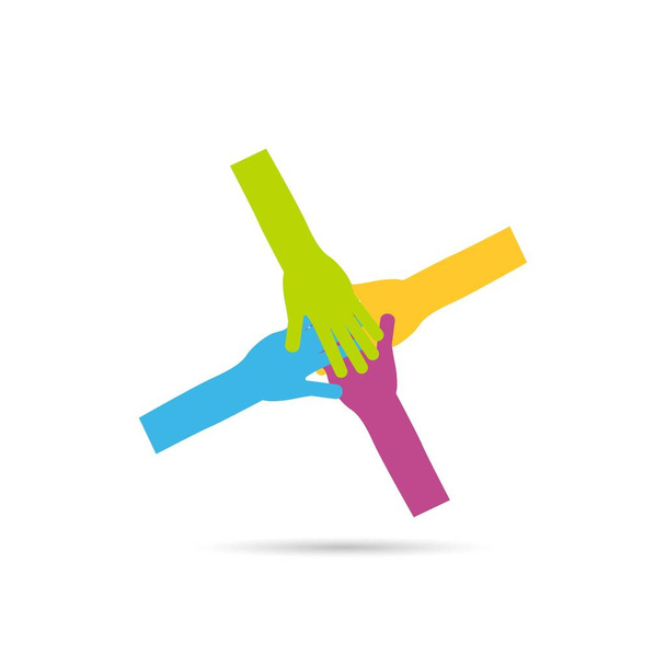 hands connecting icon - Vector, Image