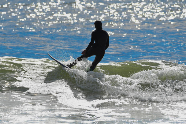 Surfing at First Beach - Photo, Image