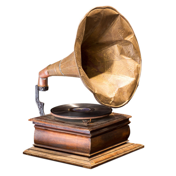 Winylowa Antique record player - Zdjęcie, obraz