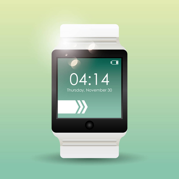 Smartwatch wearable technology - Vector, imagen