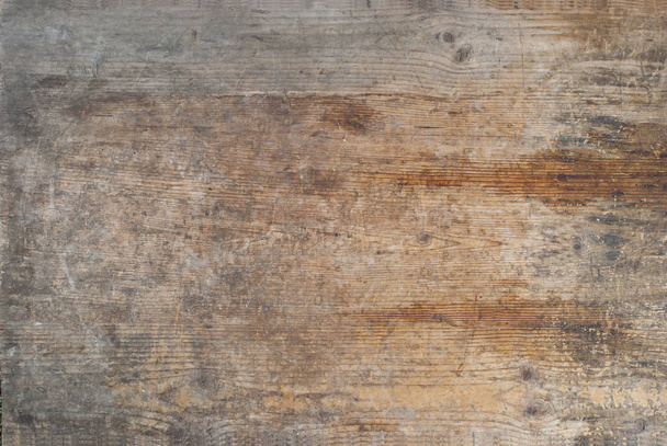 Brown scratched wooden  board. Wood texture - Foto, immagini