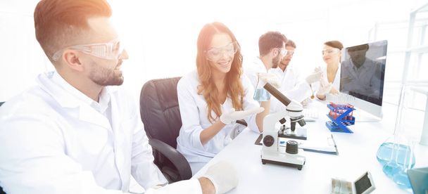 laboratory staff in the workplace - Photo, Image