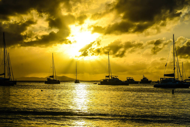 Îles Vierges Coucher de soleil
 - Photo, image