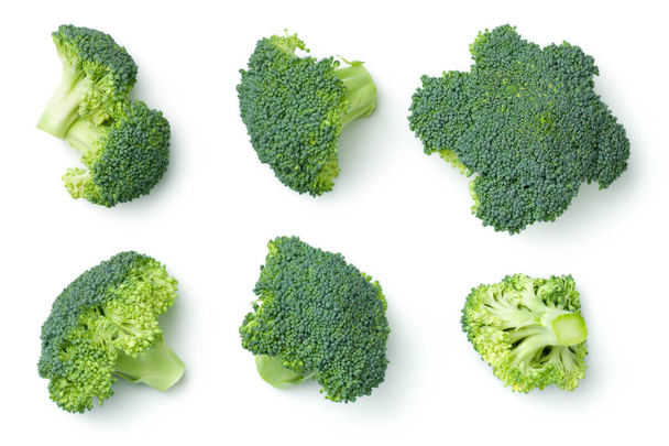 Broccoli Isolated on White Background - Foto, afbeelding