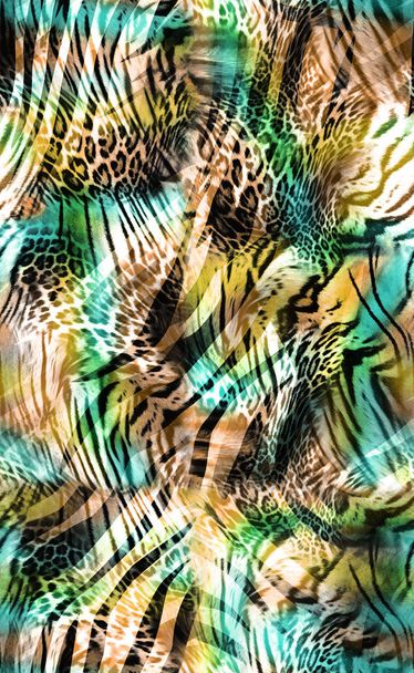 leopardo e sfondo tigre
 - Foto, immagini