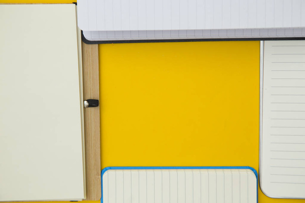 education concept on yellow background - Fotó, kép