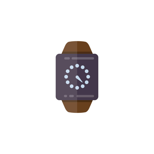 Time management planning and control. Clock, timer Vector flat illustration. - Vetor, Imagem