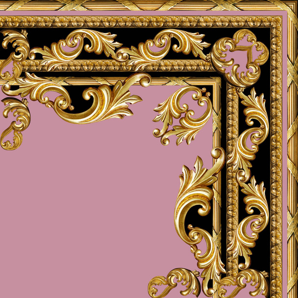 Gouden barok  - Foto, afbeelding
