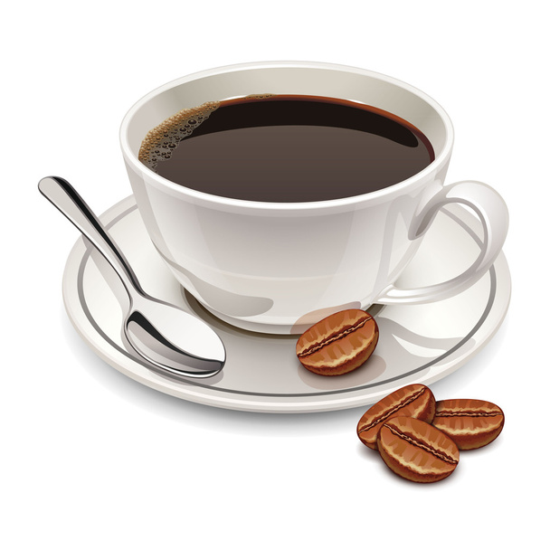 Kopje koffie - Vector, afbeelding