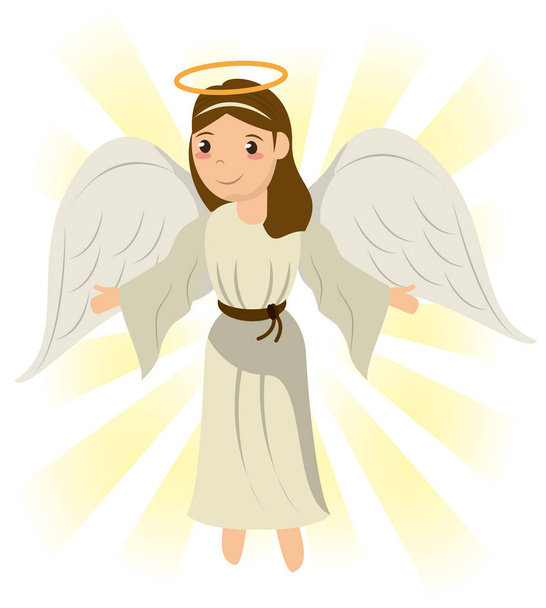 天使聖なる奇跡の聖なるシンボル像 - ベクター画像