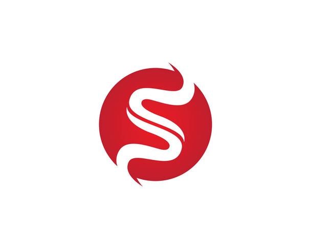 Üzleti vállalati betű S logó design vektor - Vektor, kép