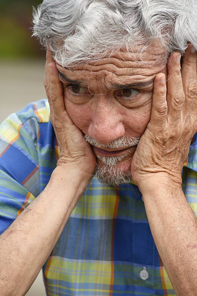 Colombian Adult Male And Dementia - Foto, Imagen