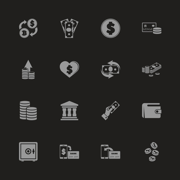 Money - Flat Vector Icons - Vector, Image