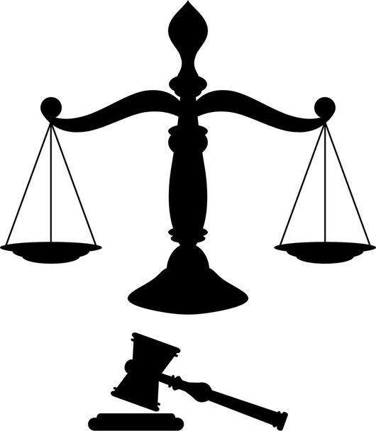 Maßstäbe der Gerechtigkeit - Vektor, Bild