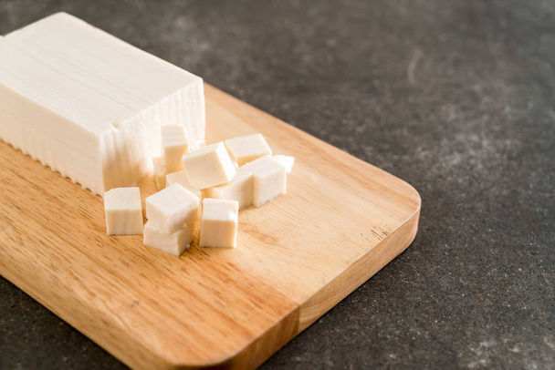 tofu on wooden board - Photo, Image
