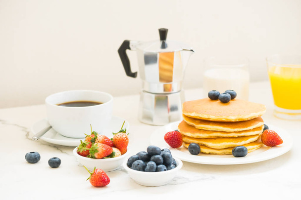 Zdrowe śniadanie zestaw - Zdjęcie, obraz