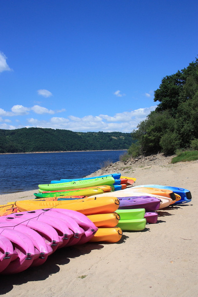 Colourful Kayaks vertical - Photo, Image