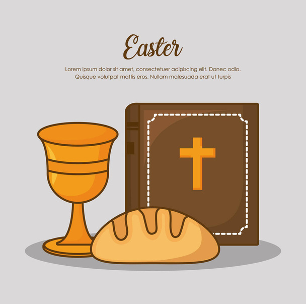 diseño de celebración de Pascua
 - Vector, Imagen