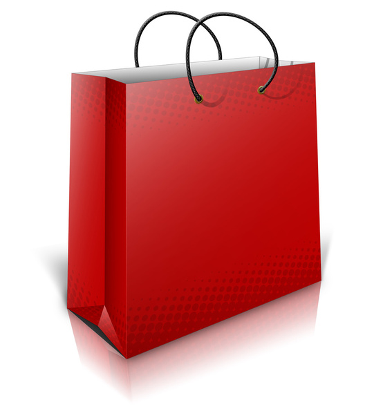 Red Gift Bag - Vettoriali, immagini