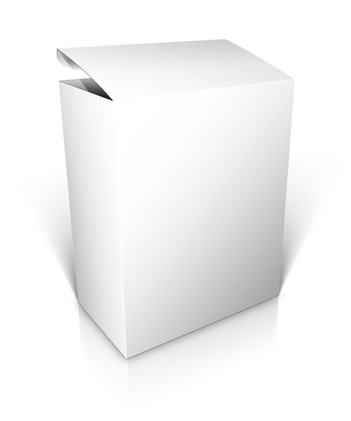 空白のオープン ボックス - ベクター画像