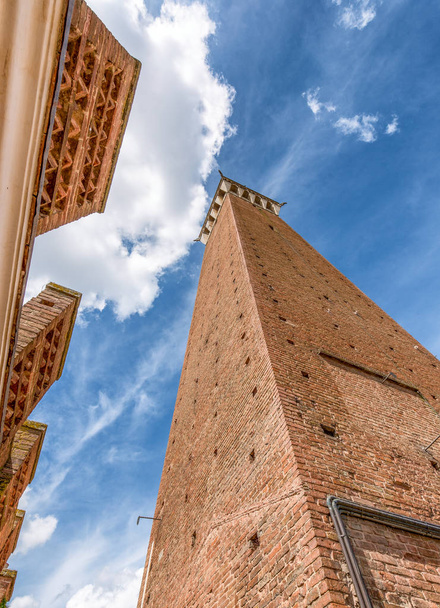 Siena, Italy. Wonderful medieval architectural detail. - Fotoğraf, Görsel