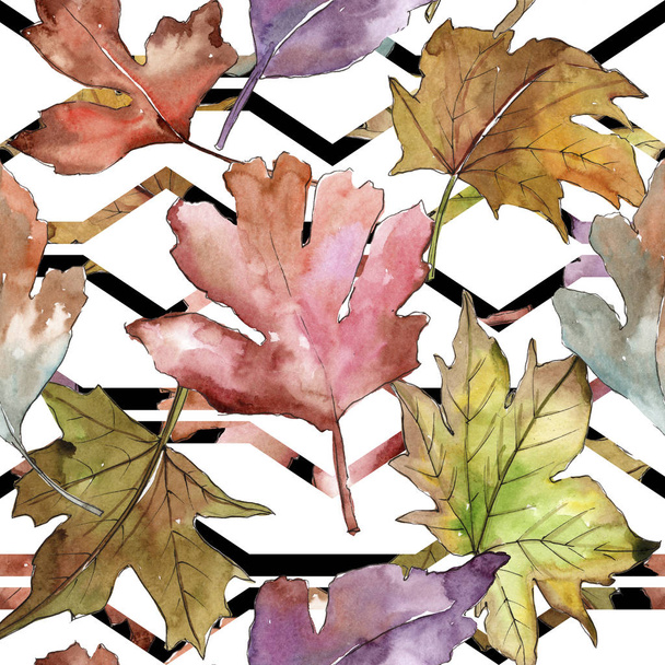 Листья боярышника в акварельном стиле
. - Фото, изображение