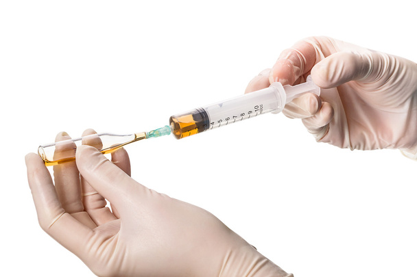 Syringe & vial - Foto, Bild