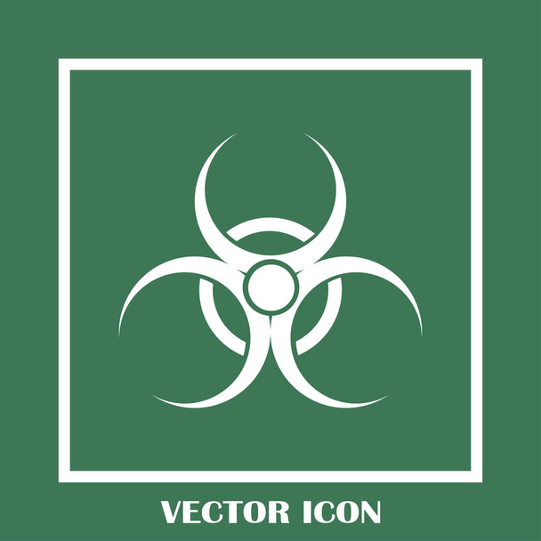 Vector bio gevaar pictogram - Vector, afbeelding