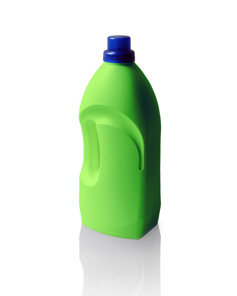 botella de líquido lavavajillas aislado en blanco
 - Foto, imagen