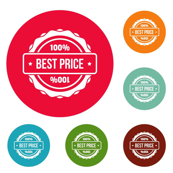 Best price logo, simple style. - Vetor, Imagem