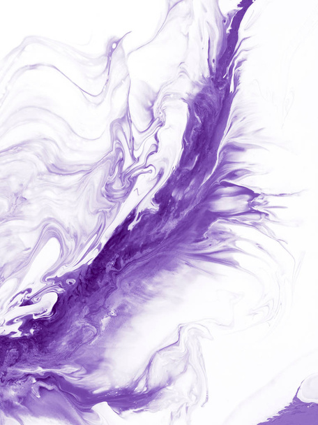 Ultra Violet abstract hand painted background - Photo, Image