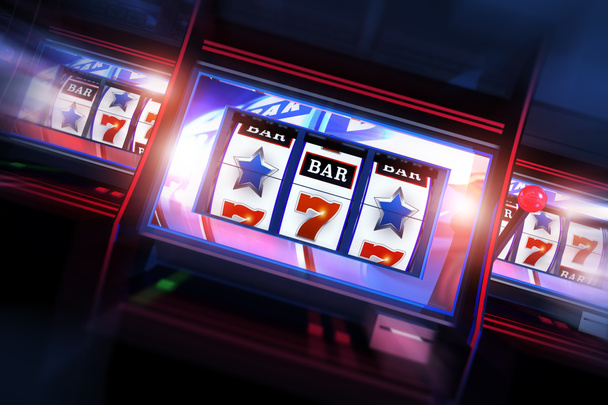 Koncepcja Slots casino 3D - Zdjęcie, obraz
