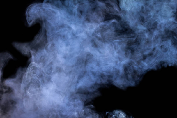kouř na černém pozadí - Fotografie, Obrázek