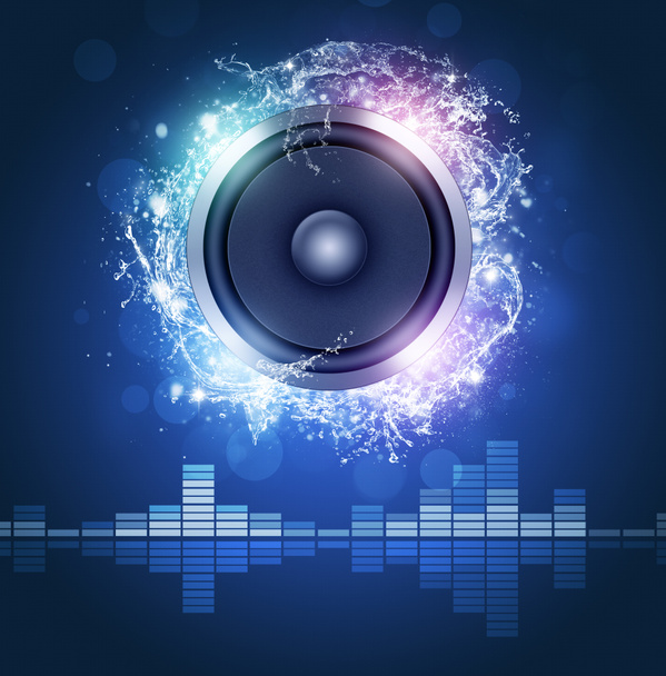 Loud Speaker Music Poster - Zdjęcie, obraz