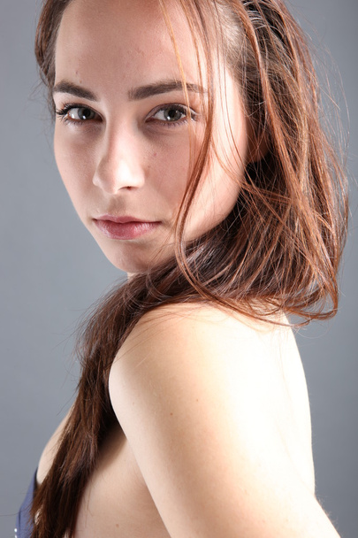 Young brunette portrait - Foto, imagen