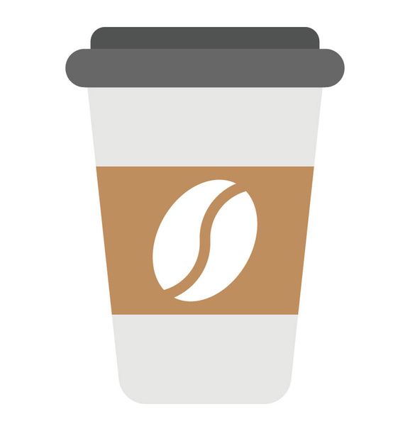 Disposable coffee cup flaticon - Vektor, obrázek