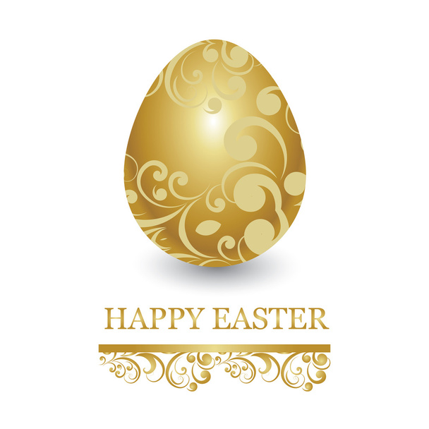 Vector Easter greeting card - Vecteur, image