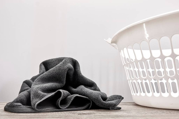 Black Bathing Towel - Fotografie, Obrázek