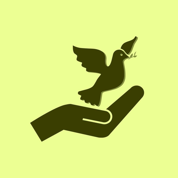 иконка голубя
 - Вектор,изображение