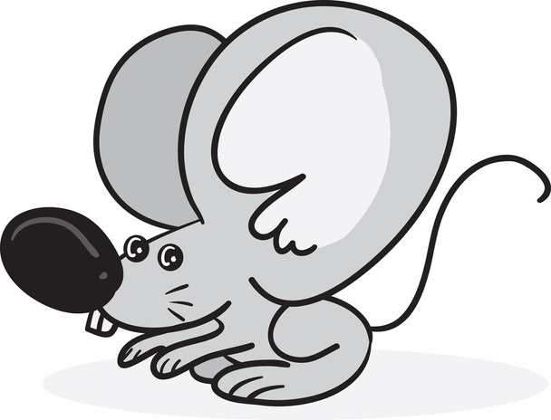 Mouse Big Ears - Vector, Image