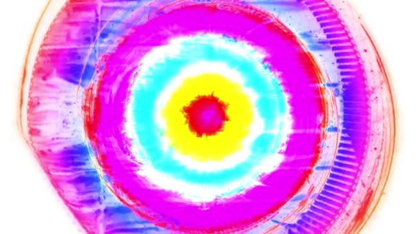 回転抽象絵画虹シームレス ループ ポグロム アニメーション新しい品質芸術的なうれしそうなカラフルな動的普遍的なクールな素敵な映像を移動 - 映像、動画